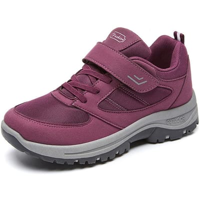 Nieuwe Dames Sportschoenen met Klittenband voor Middelbare en Oudere Leeftijd 41 black