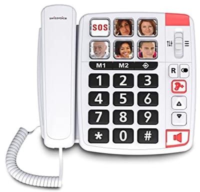 Draadloze Vaste Telefoon met Antwoordapparaat en Grote Toetsen