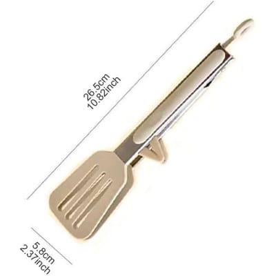9-inch Voedseltang RVS Tangen Siliconen Anti-aanbak Kookklemmen Outdoor Barbecue Salade Brood Gereedschap Keukenaccessoires white