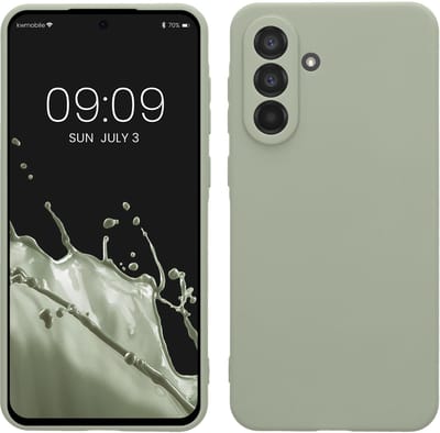 kwmobile telefoonhoesje geschikt voor Samsung Galaxy A56 5G - Hoesje voor smartphone - Precisie camera uitsnede - In grijsgroen