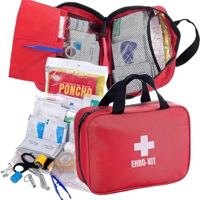 SVN® Ehbo Reisset - Reisset - EHBO - Set 180 Stuks - Rood - ‎ 29cmx 22cmx 9cm