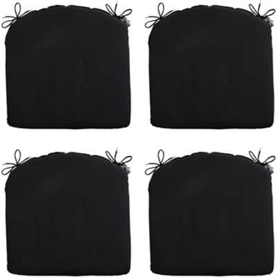 Madison - Zitkussen Panama black - Ca. 46x48 cm - Set van 4