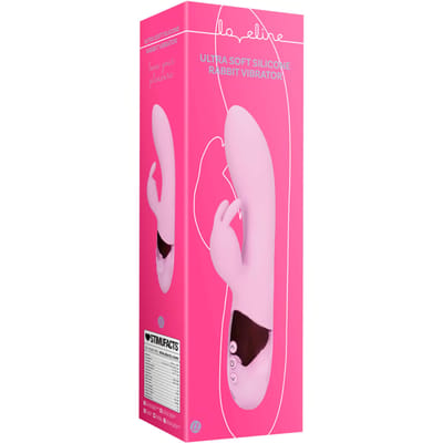 'Ultra Soft Silicone Rabbit Vibrator', 22,5 cm