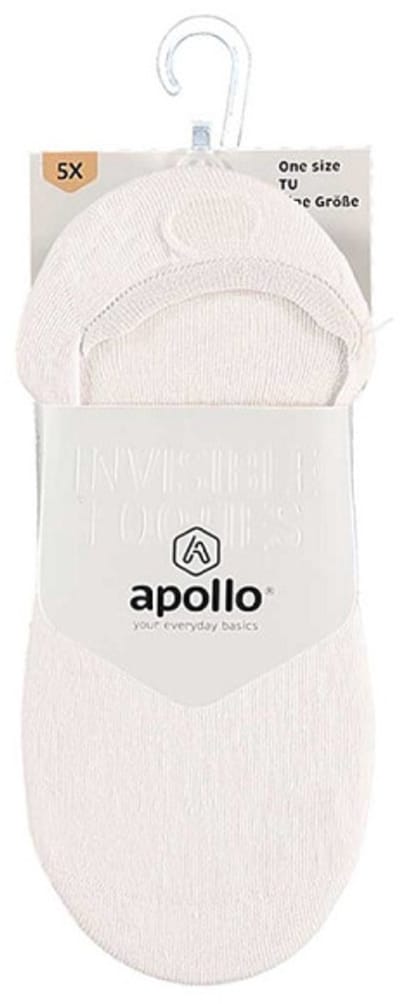 Apollo Unisex No-Show Sokken - Wit - Maat 36-41