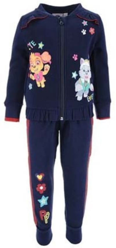 Paw Patrol Winterkleding - Joggingpak Skye Blauw - Maat 110 - Materiaal: 60% katoen + 40% polyester - Verschillende Maten