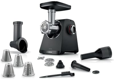 Bosch MFW S440B Serie - Vleesmolen - 1900 W - Zwart - Zilver