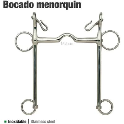 RVS bit voor paard Zaldi 2125212-50X81