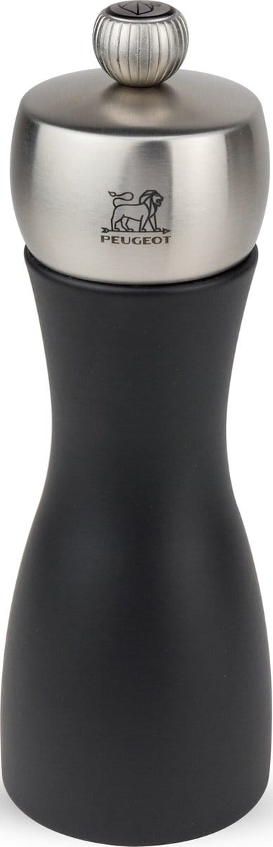 Peugeot Fidji Pepermolen 15 cm - Mat Zwart - Beukenhout