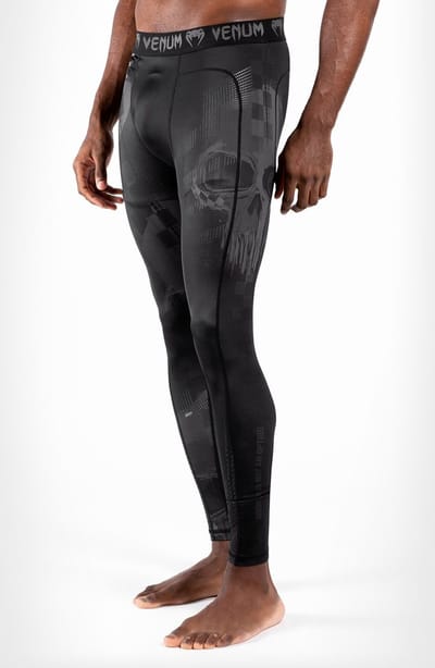 Venum SKULL Sportlegging Spats Tights Zwart Zwart - XS - Jeans Maat 28