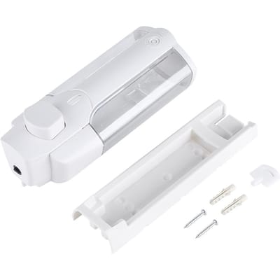 350 ml Wandmontage Handbediende Zeep Vloeibaar/Shampoo Lotion Dispenser Badkamer Keuken Gebruik white