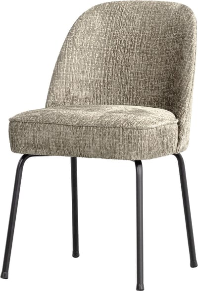 WOOOD Vogue Eetkamerstoel - Structure Velvet - Wheatfield - 82,5x50x57