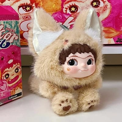 Wakuku Pluizig Trendy Leuk Feest Blinde Doos Schattig Wakuku Actiefiguur Mysteriedoos Schattige Pop Tas Hanger Pop Verrassingszak Cadeau Speelgoed