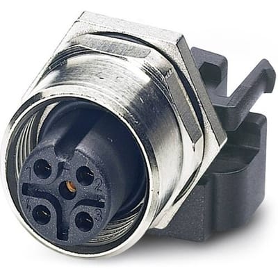 Phoenix Contact 1694237 Sensor/actuator inbouwconnector M12 Aantal polen (sensoren): 5 Bus, inbouw 10 stuk(s)