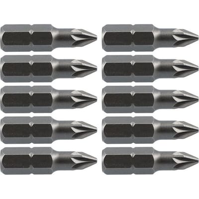 Labor schroefbit PZ2x25mm (10 Stuks)