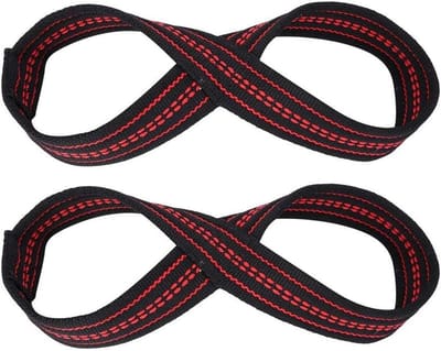 Krachtgordel en Polsbeschermers voor Krachttraining met Figure 8 Straps voor Handbescherming en Comfort