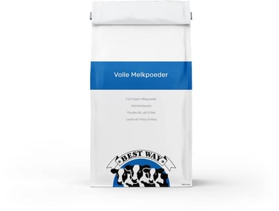 BEST WAY Volle Melkpoeder - Puur ingrediënt 25.0 KG- Puur ingrediënt