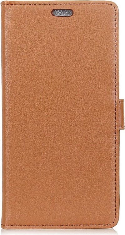 Shop4 - Geschikt voor Samsung Galaxy S9+ Hoesje - Wallet Case Grain Bruin