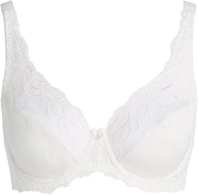 Hunkemöller Dames Lingerie Niet-voorgevormde beugel bh Diva - Wit - maat G70