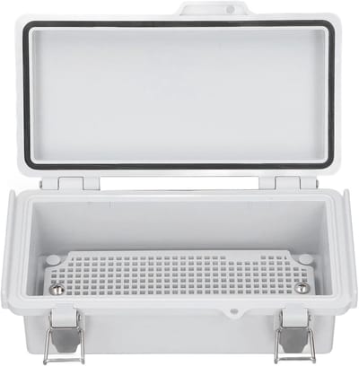 Waterdichte elektrische box - Aansluitkast buiten - Elektrische projecten - IP67 bescherming - 100x200x70mm - Grijs