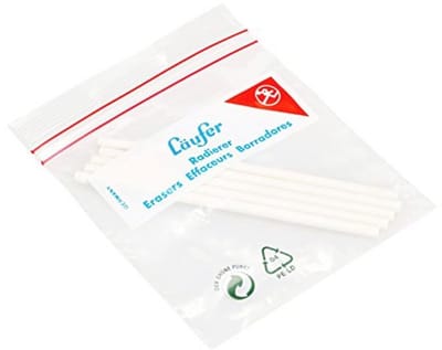 Reservegummen voor gumstift - 5 stuks, 4 mm diameter, 100 mm lengte