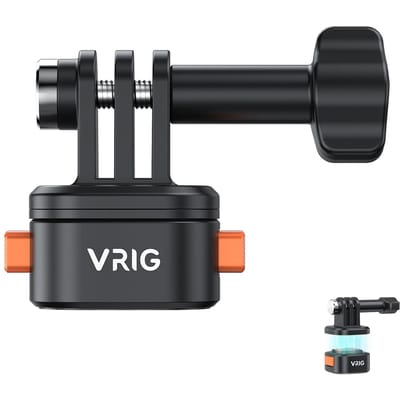 VRIG AC14 Klauw Mini Sportcamera Magnetische Snelkoppelingsmontage Adapter Statiefbevestiging met 1/4 Inch