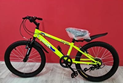 Kinderfiets - Mountainbike - Buiten spelen - Lichtgewicht ontwerp - 20 inch - Geel