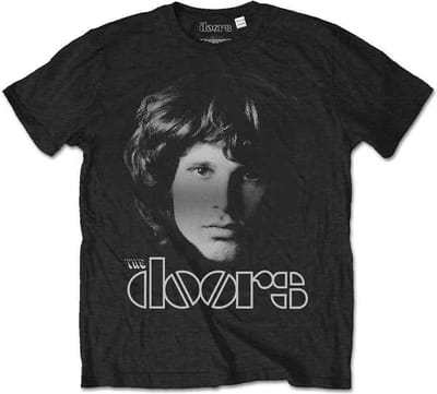 The Doors - Jim Halftone Heren T-shirt - M - Zwart