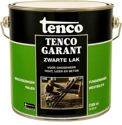 Tenco Tencogarant Zwarte lak - 2500 ml