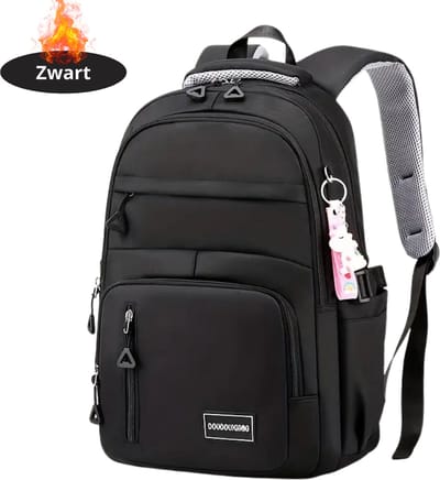 Livano Rugzak - Dames - Heren - Meisje - Jongens - Backpack - Schooltas - Laptoptas - Zwart
