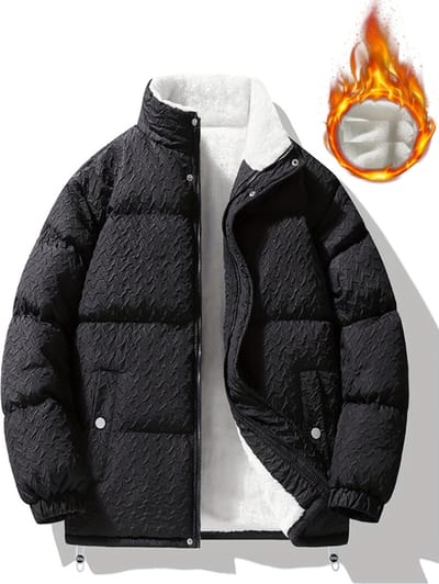 Livano Bomberjack - Winterjas - Heren - Parka Heren - Jas - Winter - Volwassen - Zwart - Maat S