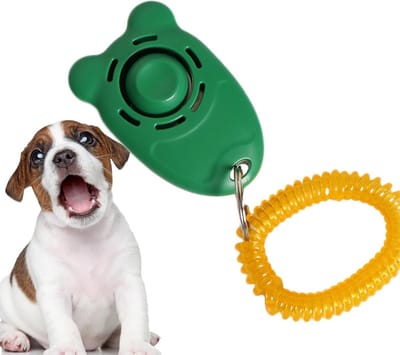 Huisdier Trainingsklikker - Gedrags trainer - Gedrag Verbeteren - Met polsband - 4.5x7x2 cm - Verschillende kleuren
