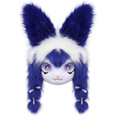 Pluche Dierenkop Masker Fursuit Hoofddeksel Furry Cosplay Maskerade Kostuum Accessoires