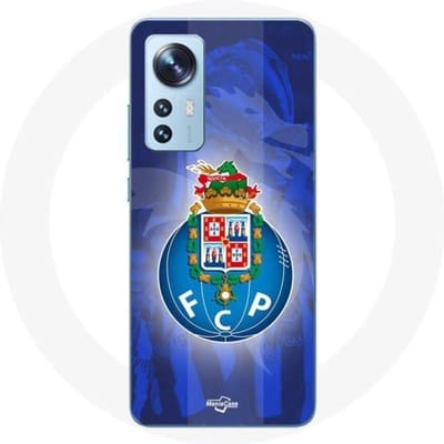 Xiaomi 12X hoesje fcp porto portugal blauwe achtergrond