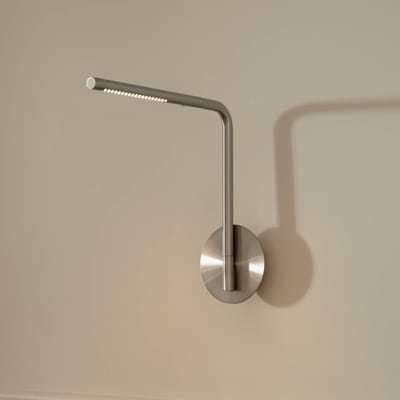 UMAGE LED wandlamp Omni Pivot, staalkleurig, dimbaar