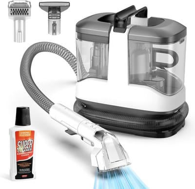 Tapijtreiniger – 450W – 12KPa Zuigkracht – Stoffen & Tapijt Reiniger – Met Schoon- en Vuilwatertank