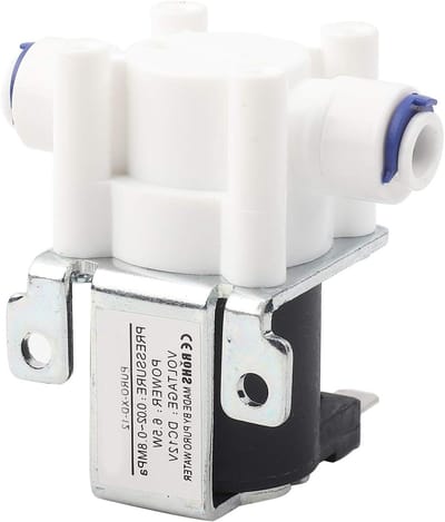 Elektrisch Magneetventiel - Waterklep - Waterzuivering - Koperen Spoel - 1/4 Inch - Zwart