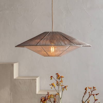GOOD&MOJO Hanglamp Lumbini - Beige - Ø60x250cm - Modern - Hanglampen Eetkamer, Slaapkamer, Woonkamer