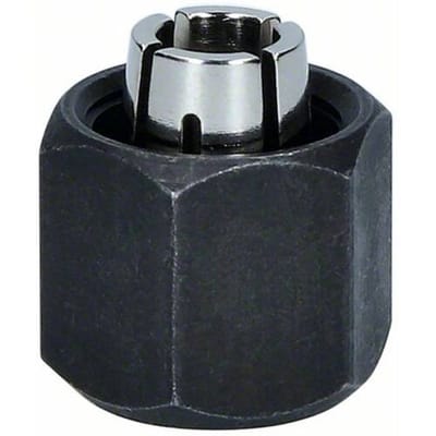 Bosch Accessories 2608570142 2608570142 Spantang met wartelmoer, 1/4 inch, voor Bosch-kantfrees 1 stuk(s)