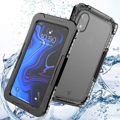 Waterdichte Hoesje geschikt voor iPhone Xr Waterproof Case tot 6 meter Heavy Armor Stofdicht