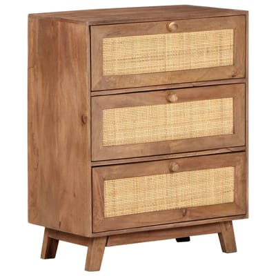 vidaXL - Dressoir - 61x35x76 - cm - massief - mangohout