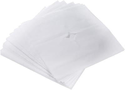 Wegwerp Gezichtsbedekkingen - Spa Covers - Massage Hygiëne - Ademend Vliesmateriaal - 38.5 x 38.5 cm - Wit