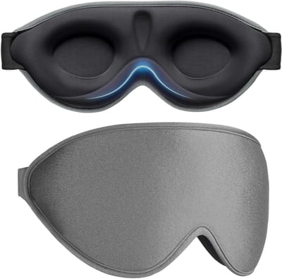 Eye Mask Sleep - Masque de nuit Femme & Homme - Donkergrijs