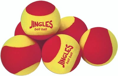 Tennis Ballen Set - Geluidsballen Oefenballen - Kindertennis Training - Met Interne Bel - 6 Stuks - Wit
