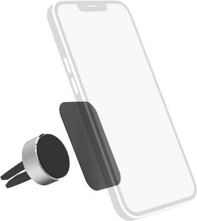 Hama GSM-houder Voor De Auto Magnet Alu Voor Vent. 360 Graden Draaib. Uni.