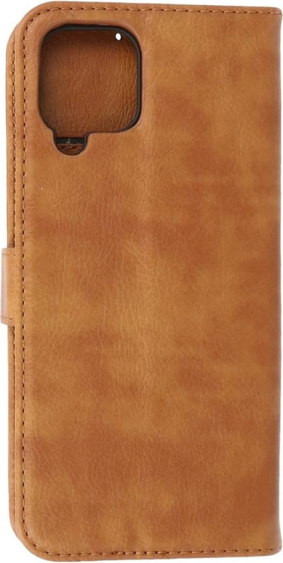 Hoesje Geschikt voor Samsung Galaxy A22 4G - Kaarthouder Book Case Telefoonhoesje - Bruin