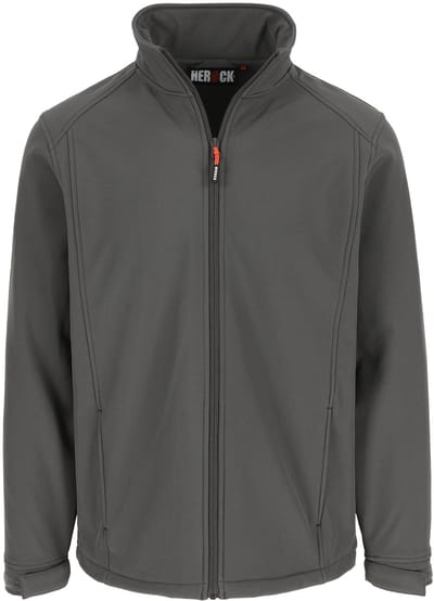 Herock Julius Softshell Werkjas Heren – Winddicht & Waterafstotend – Antraciet – Maat M