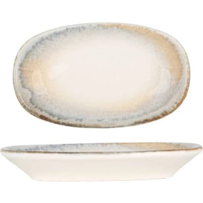 Bonna Serveerschaal - Knidos - Porselein - 15x8.5 cm - set van 4