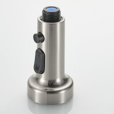 Universele Keukenkraan Douchekop Vervanging - 3 Functies - G1/2 Inch Aansluiting - Geborsteld Zilver