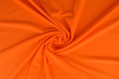 Lycra stof - Oranje - 10 meter