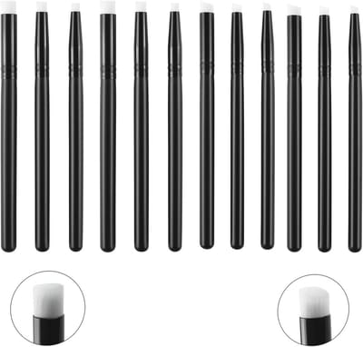 12 Stuks Mini Inkt Verven Mengen Blending Borstel Set - Perfect voor Scrapbooking en DIY Kaarten Maken